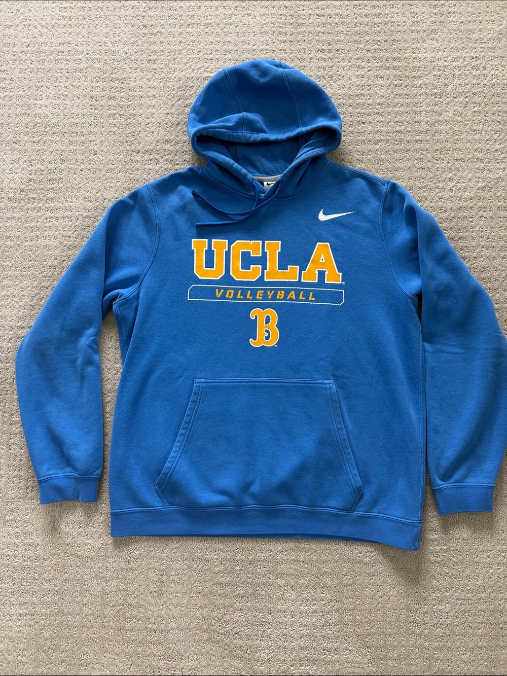Nike UCLA Volleyball blue hoodie - size large